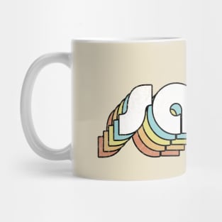 Sade - Retro Rainbow Letters Mug